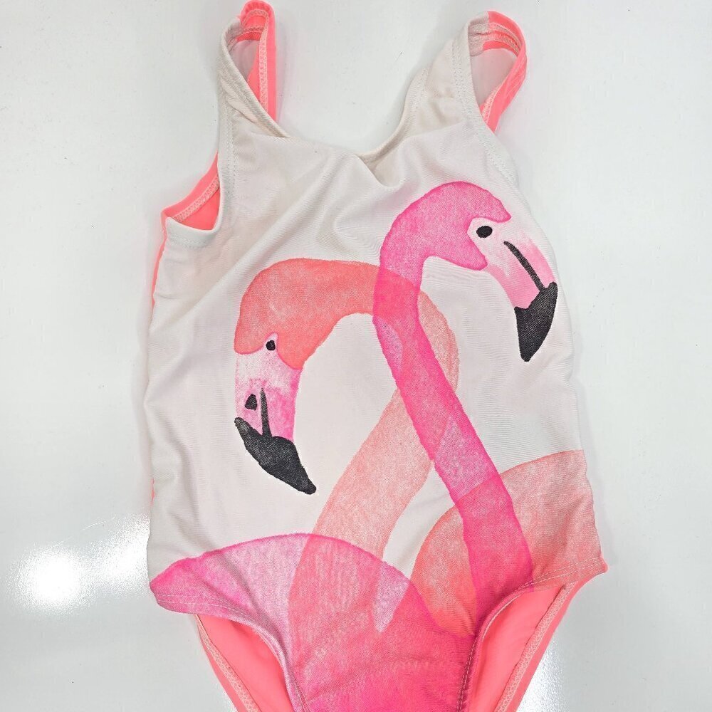 Carters Pink Flamingo One Piece Swimsuit Size 2T